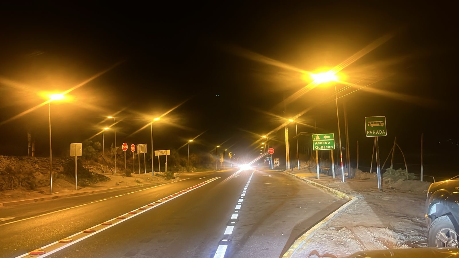 Chile has mandated <1% and <7% blue light in luminaires