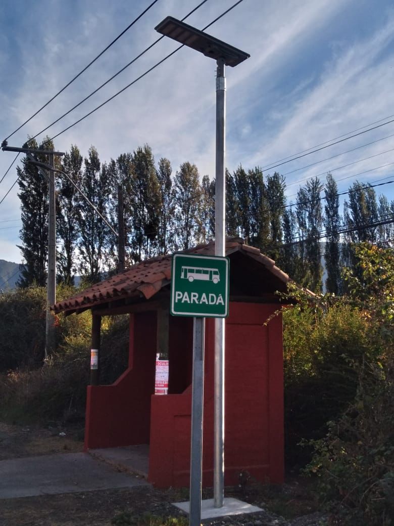 Solar Luminaires for the Curicó Route