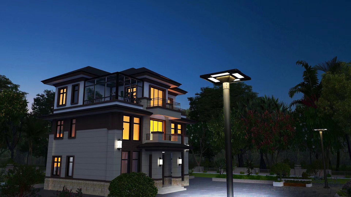 Iluminacion solar para jardin
