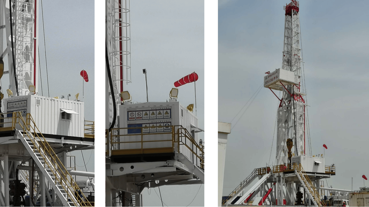 Led explosion proof lights for drilling platform