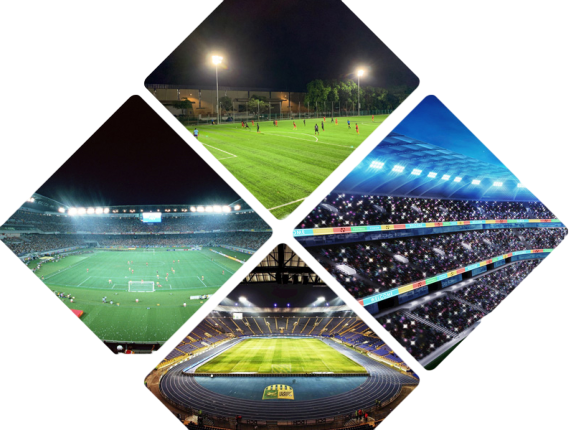 1800W LED Stadium Lights for Basketball and Tennis