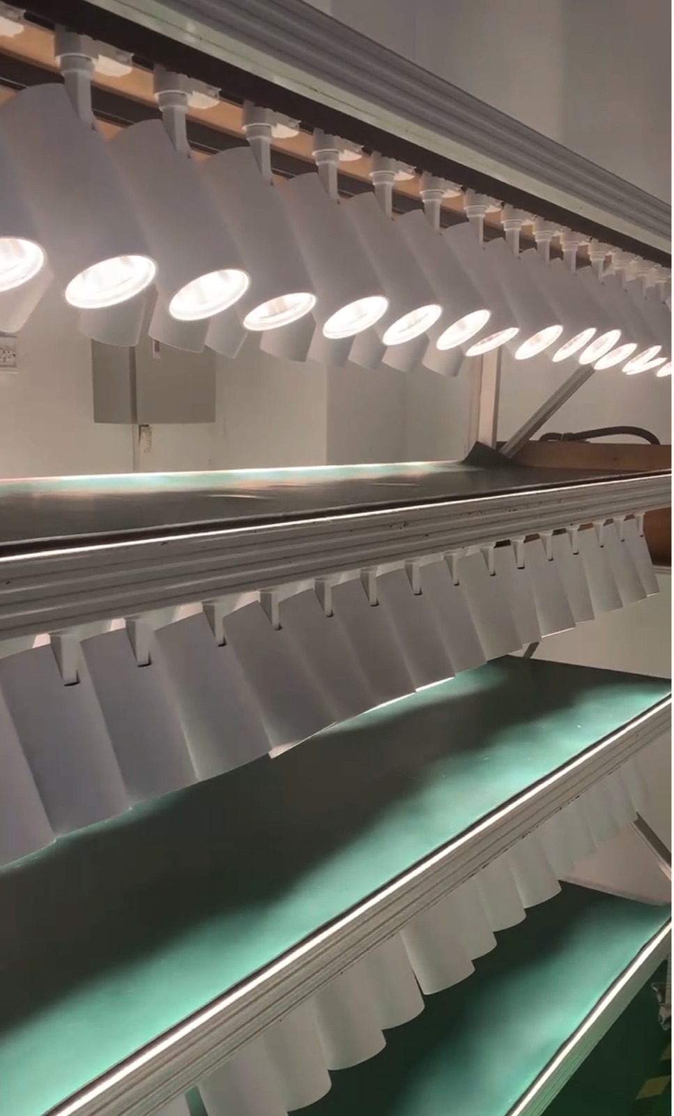 Production line and aging test